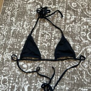 Black Triangle Bikini Top